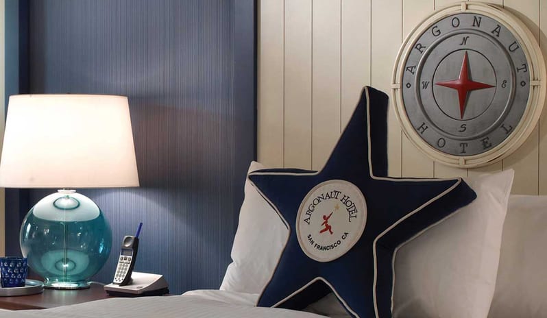 Argonaut Hotel - Queen Interior Room  Detail